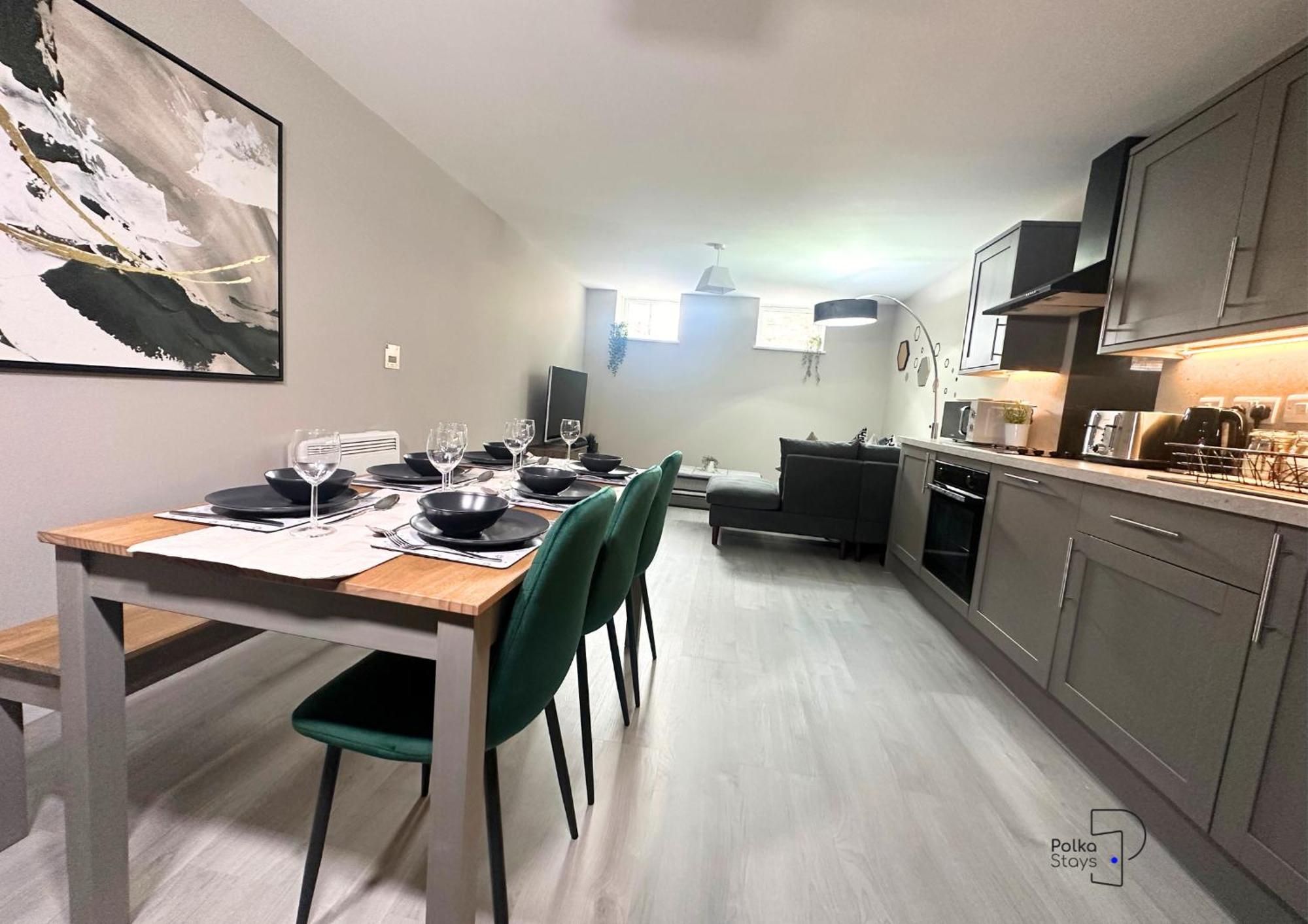 Hanley, Stoke - Modern Spacious Apartments By Polkastays Eksteriør billede